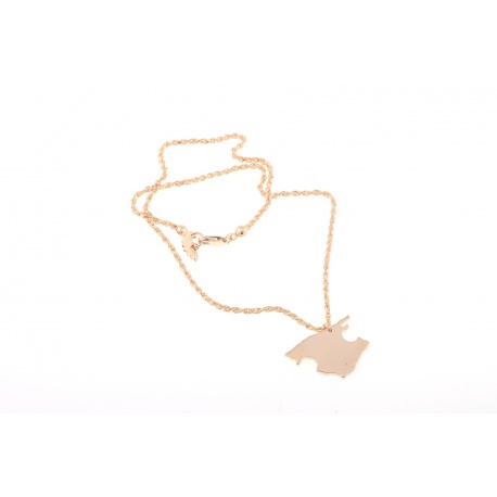 <p><span>For all of us who love Mallorca, in such a special moment, we dedicate this 18k gold plated bracelet with a two-turn Majorcan cord chain with island map pendant.</span></p>
<p><span> 20% of sales will be donated to the Food Bank.</span></p>