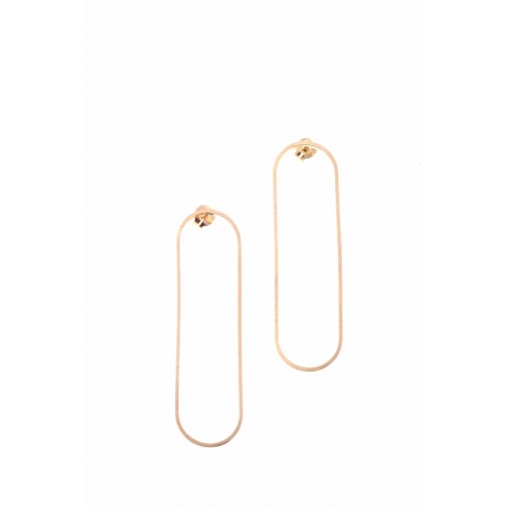 <p>18k gold plated brass geometric earring.</p>
<p>Special price.</p>