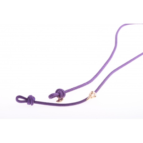 <p><span>Want to stroll stylish during summer without fear of losing your sunglasses? These sunglass cords are perfect to match every outfit! A very practical cord for any type of glasses. A leather cord in lilac with bird skull in 18K gold plated. The cord has a length of 88 cm and is suitable for everyone.</span></p>
<p><span>More colors for choice. Please ask!</span></p>